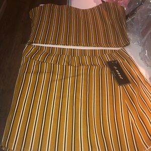 skort and crop top set